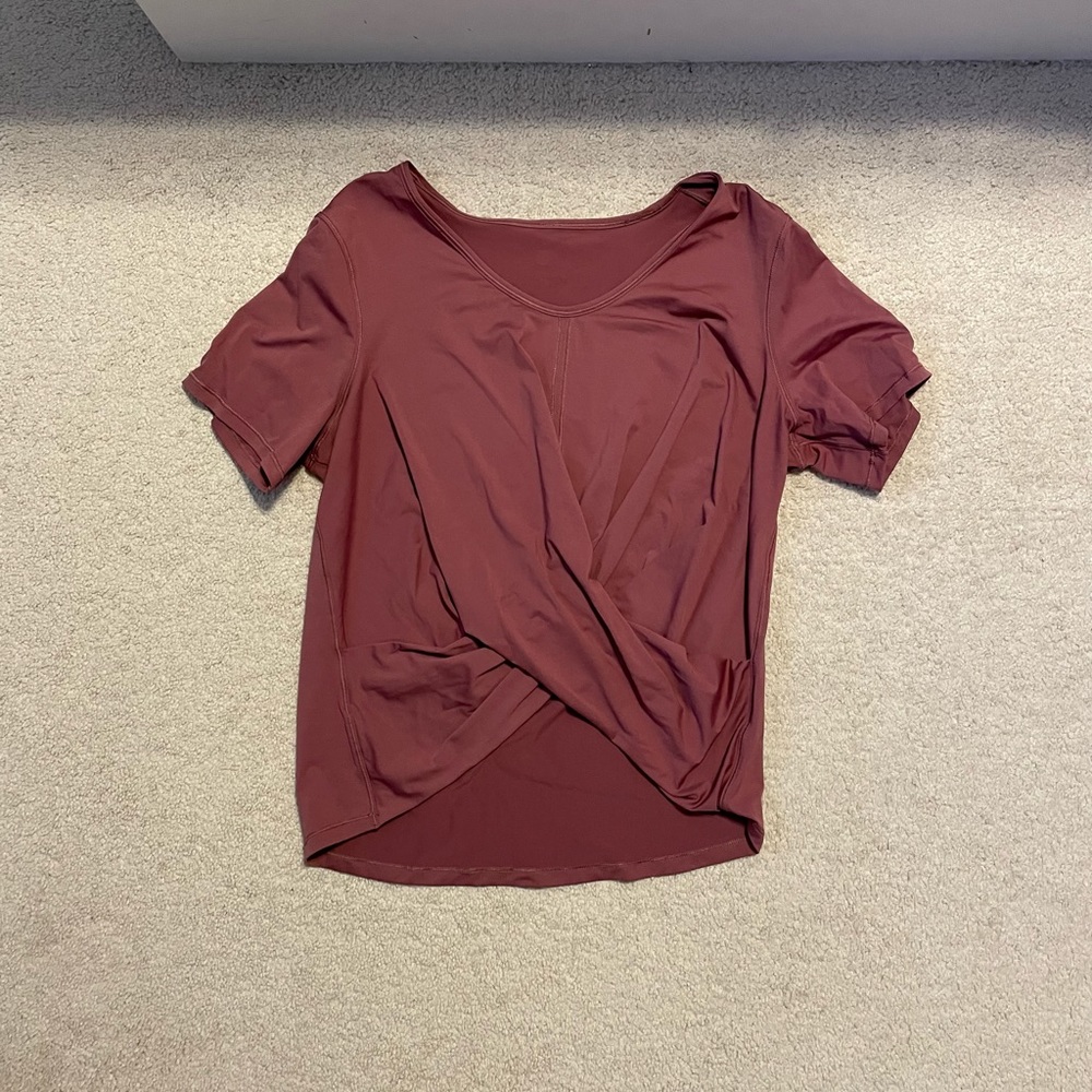 Lululemon front cross short sleeve